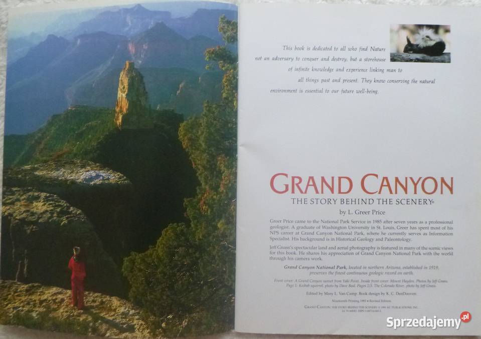 Dwa fotoalbumy Grand Canyon angielsku przyroda, krajobrazy mazowieckie Warszawa