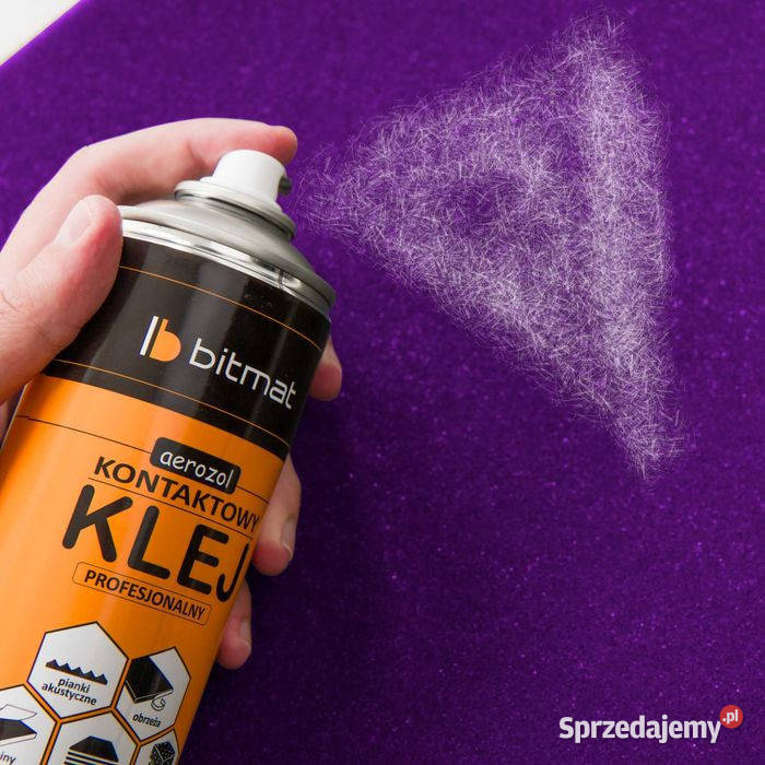 Panel akustyczny fala dźwiękochłonna fioletowa 4 Łąki