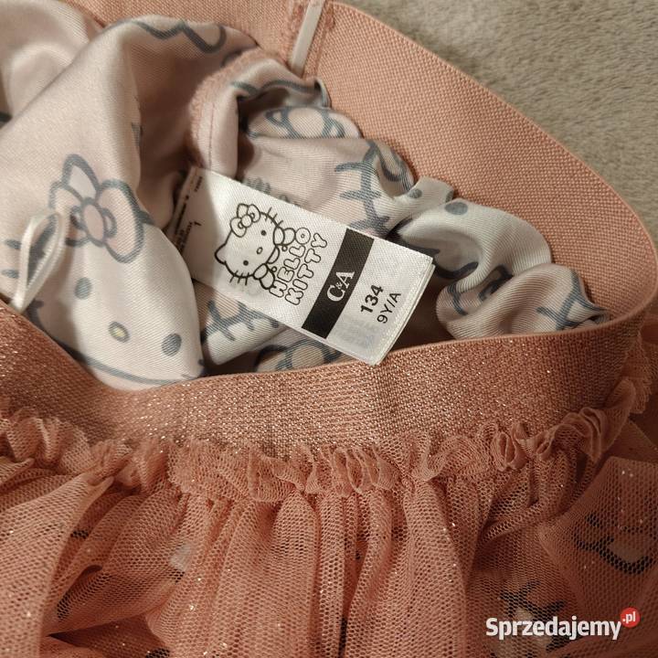 Spódniczka hello kitty r 134 różowy sprzedam