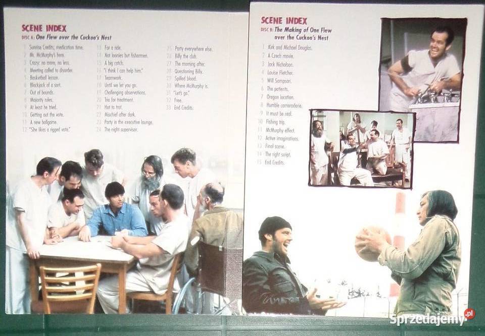 Jack Nicholson Lot kukułczym gniazdem DVD 2002 podkarpackie