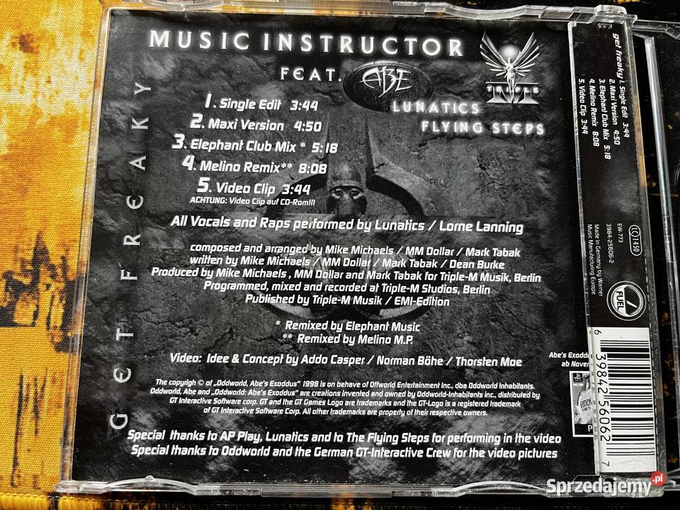 Music Instructor feat Lunatics Abe Flying Steps CD Błażejowice