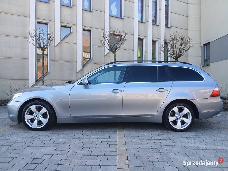 BMW 525D E61 177 Automat Przebiieg 262 Prywatne światła przeciwmgielne Gliwice sprzedam