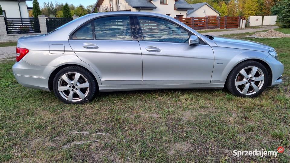 Mercedes W204 2011 r 184 srebrny Klasa C mazowieckie Grodzisk Mazowiecki