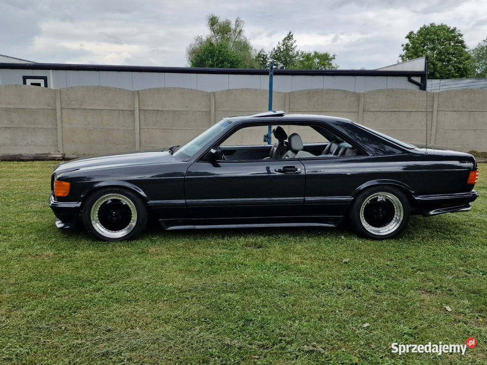 Mercedes W126 SEC 560 V8 AMG Recaro BBS Zabytek lakier metallic Strobice