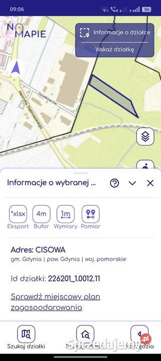 Wydzierżawię działkę Wynajem Gdynia