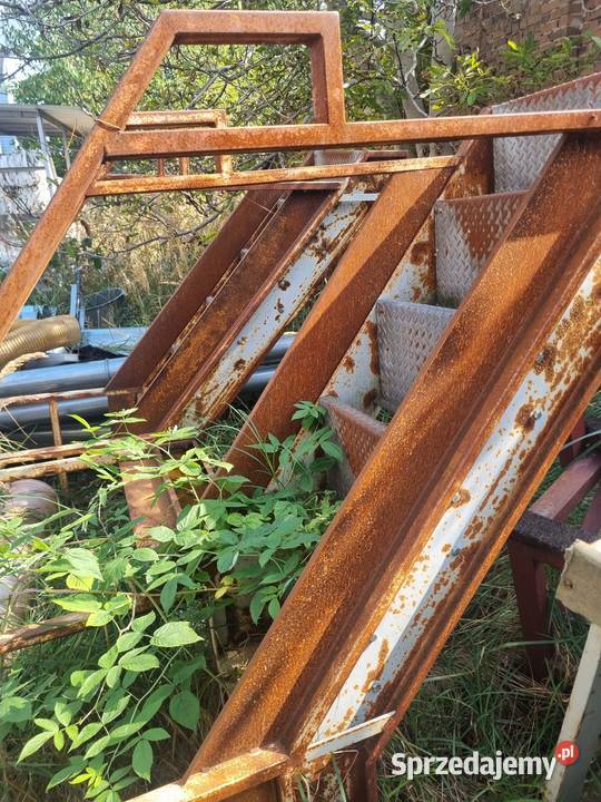 Schody metalowe zewnętrzne 2x210 Kielce