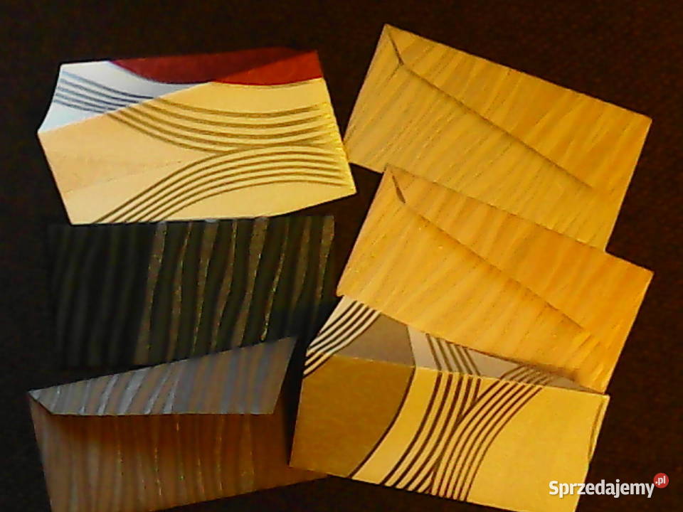 Niepowtarzalne ozdobne KOPERTY sprzedam