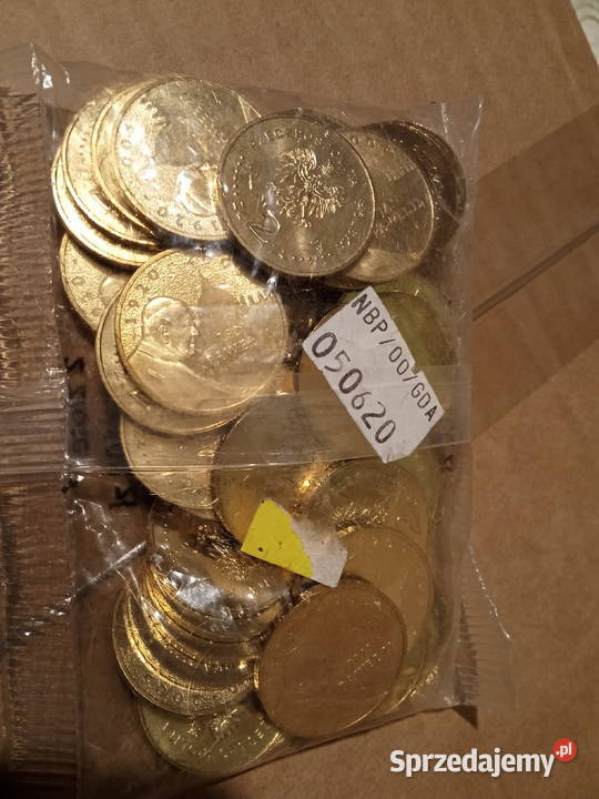 Woreczek menniczy 2 50 Jan Paweł II 2005 Poznań
