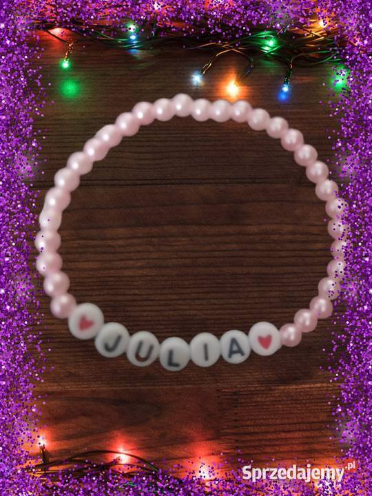 Bransoletki imienne personalizowane śląskie Żory sprzedam