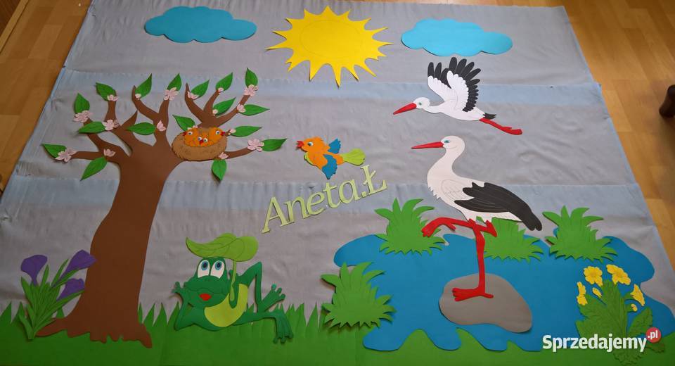 Dekoracje wiosenne z brystolu 504102444 Pozostałe Garwolin