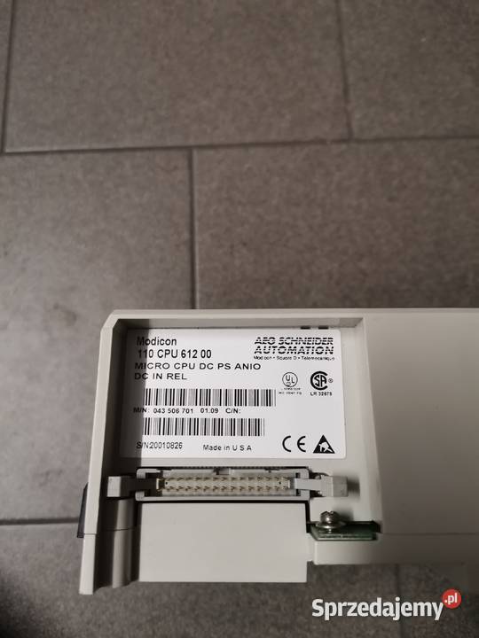 Sterownik PLC MODICON 110 CPU 612 00 zestaw Władysławów