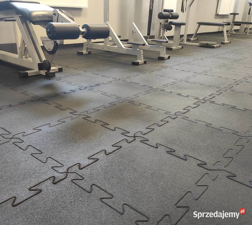 Profesjonalna podłoga sportowa do siłowni CZARNE małopolskie Kraków