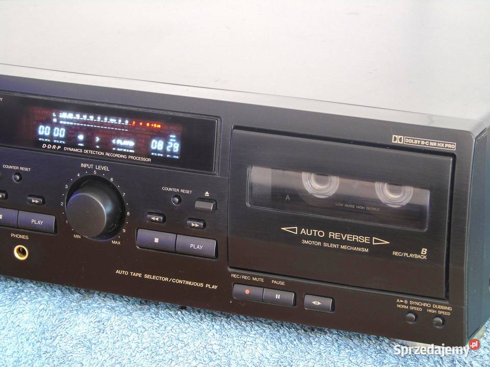 Magnetofon JVC TDW254 ładny DOSTAWA Jasło