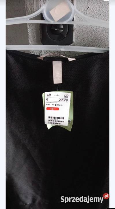 Elegancka czarna bluzka HM nowa z metką