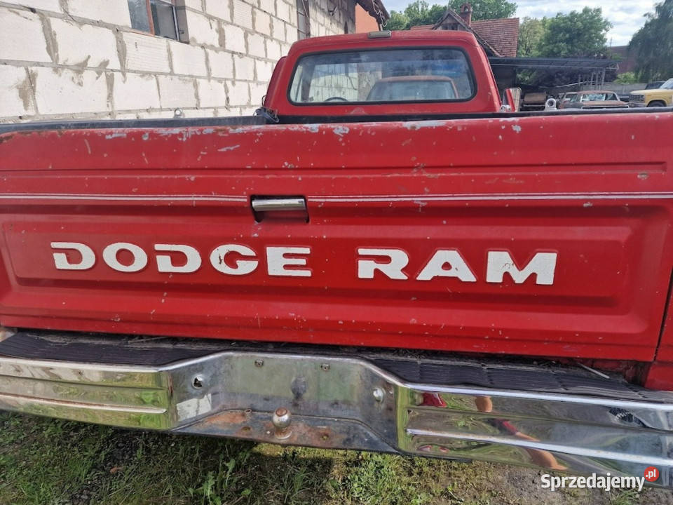 Dodge RAM Dodge Ram D100 Rocznik 1987 Silnik 318 czerwony lubuskie