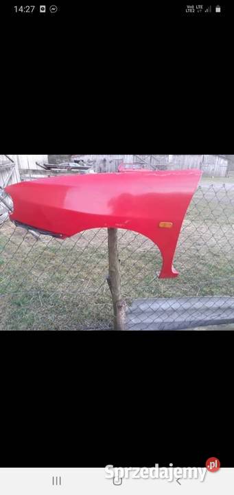 Błotniki vw polo classic dwie sztuki czerwony Łowcza