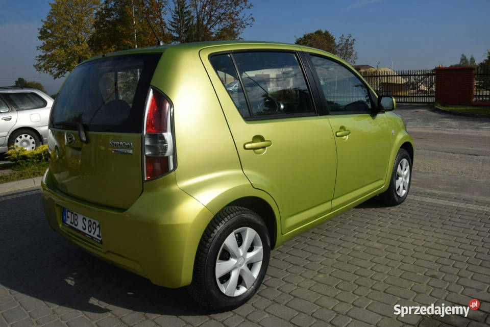 Daihatsu Sirion 13B Automat Yaris 2008r Klima Majdan Sieniawski