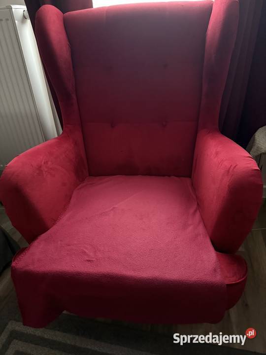 Fotel uszak nowy Agata Meble czerwonybordowy Kielce