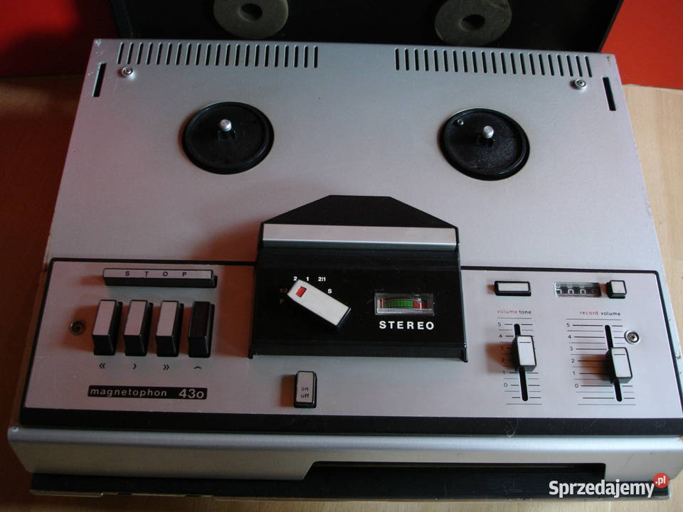 Magnetofon szpulowy TELEFUNKEN MAGNETOPHON 430 Zielona Góra