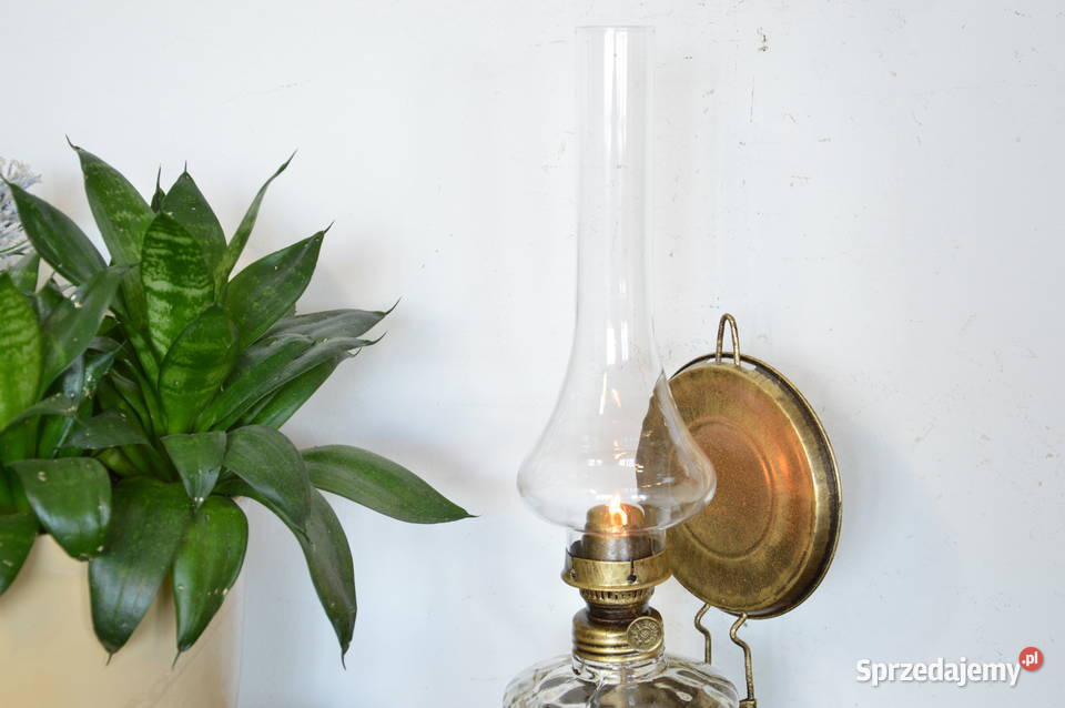 piękna lampa naftowa wisząca stojąca z śląskie sprzedam
