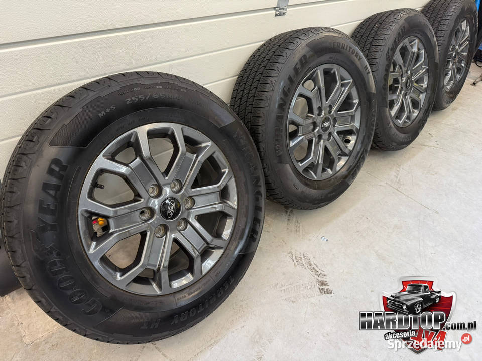 Koła 18 FORD RANGER Opony Goodyear 25565R18 Pasłęk