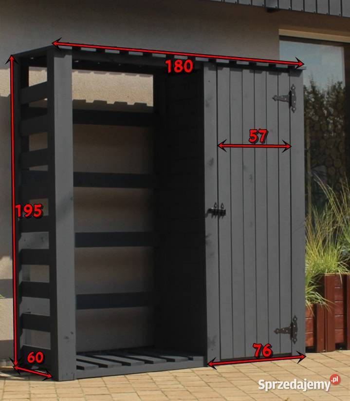 Szopa na opał Drewutnia z domkiem na narzędzia Warszawa sprzedam