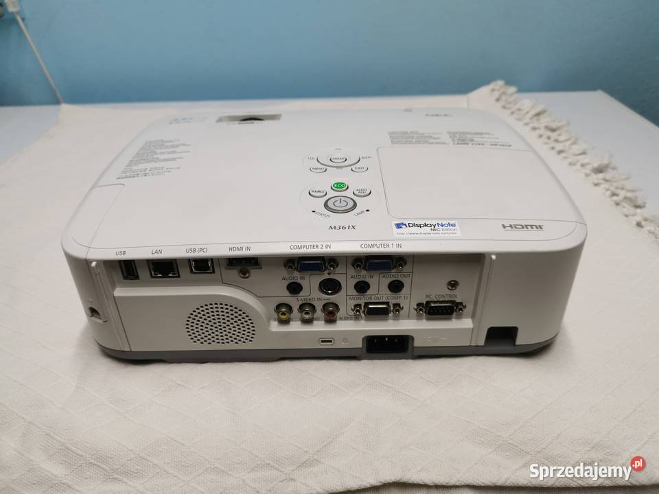 Projektor LCD Nec M361X biały śląskie Ruda Śląska