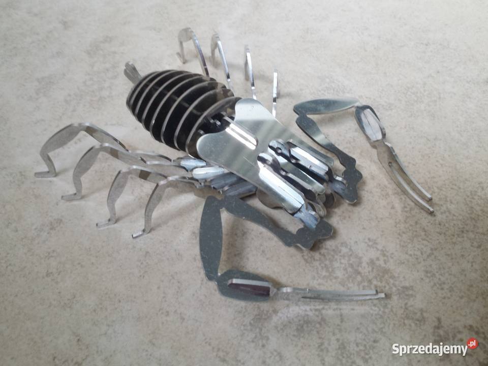 Skorpion figurka nierdzewny 3D model Piastów