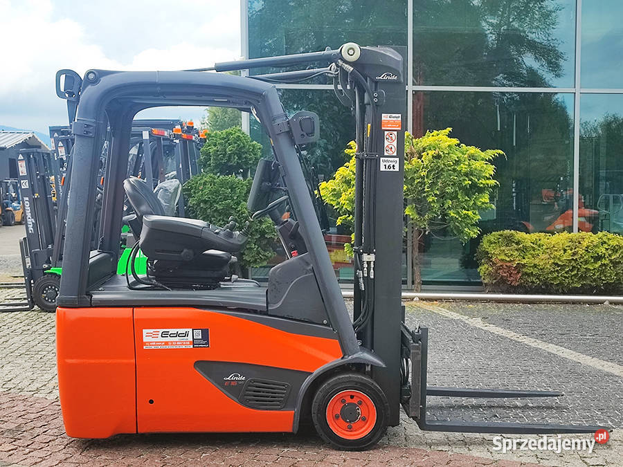 Wózek widłowy elektryczny Linde E1602 16 t Wózki widłowe Motoryzacja