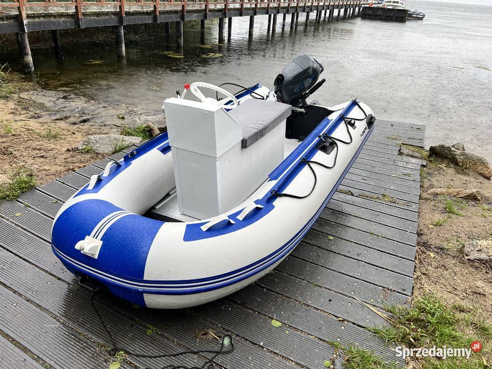 RIB ze sterówką i silnikiem nowy zestaw na Gdynia sprzedam
