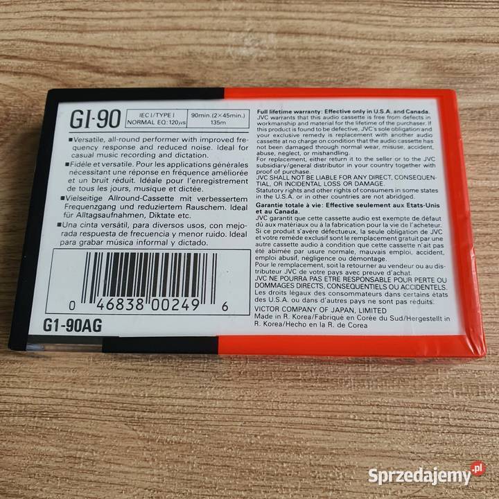 JVC GI 90 kaseta magnetofonowa kaseta Nowa Sól