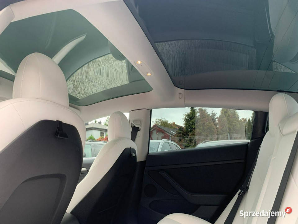 Tesla Model 3 Autopilot Kamery Białe Wnętrze Baranowo sprzedam