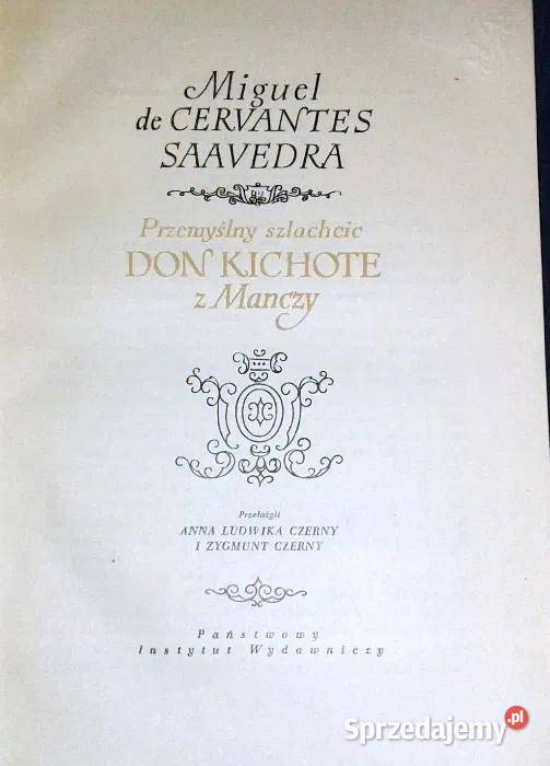 Przemyślny szlachcic Don Kichot z Manczy Miguel Chełm