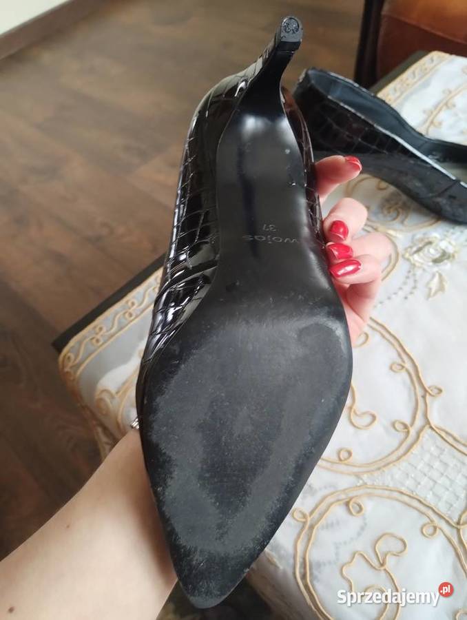 Czółenka Wojas nowe fleki skóra