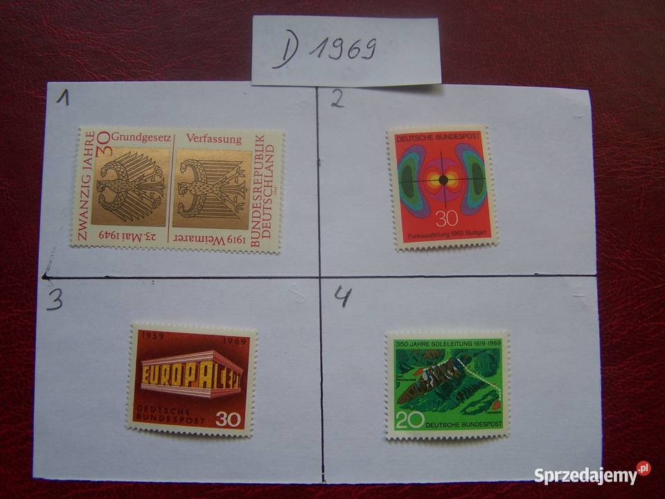 Niemcy 1969 MNH Znaczki z roczników WYBIERAJ Tychy