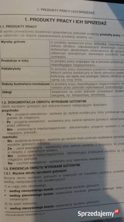 Rachunkowość finansowa 3 Padurek mazowieckie Warszawa