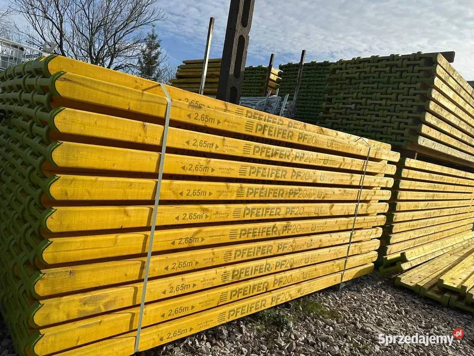 Dźwigary doki okute PFEIFER H20 Nowe 190 245 265 Grójec sprzedam