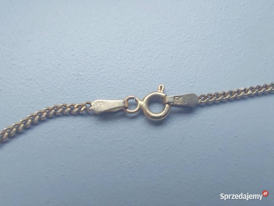 złoty łańcuszek pancerka 47 próba 585 nowy