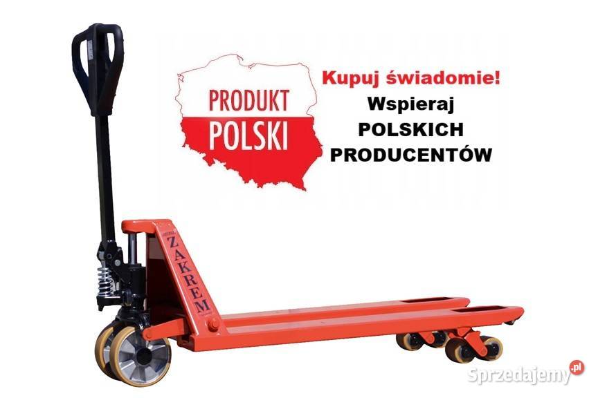 Wózek paletowy ręczny o widłach 800mm 1000mm Biznes i Przemysł Biała Podlaska
