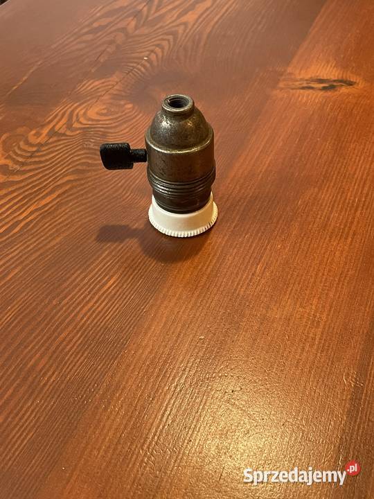 Stara oprawka stalowa z porcelanką i Chudów