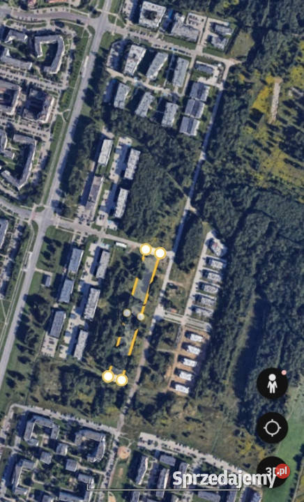 Łódź Widzew DZIAŁKA INWESTYCYJNA DEWELOPERA Os