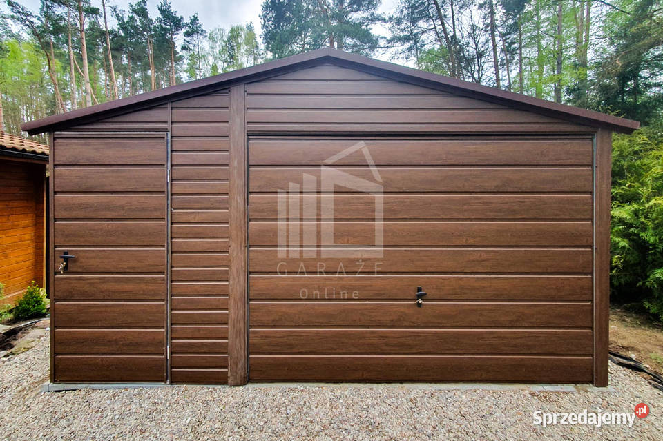 Garaż Blaszany 45x6m Wiata 15m Brama Uchylna 387zł/m2 małopolskie Kalwaria Zebrzydowska