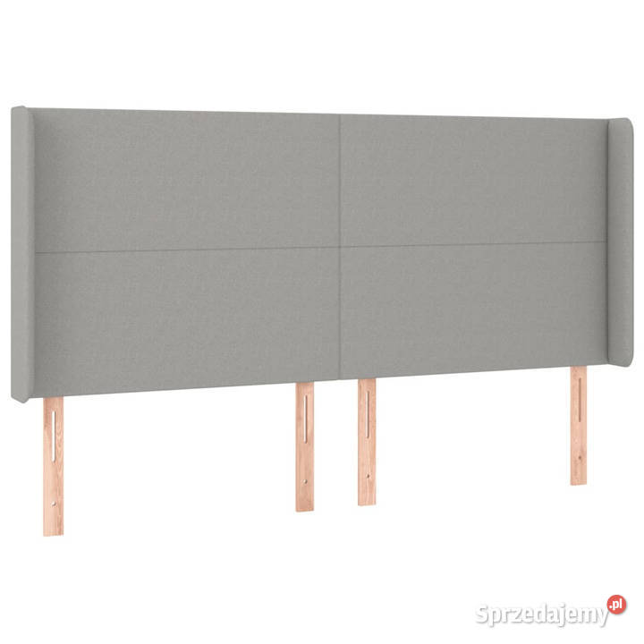 Zagłówek do łóżka z LED jasnoszary 203x16x118128 Warszawa