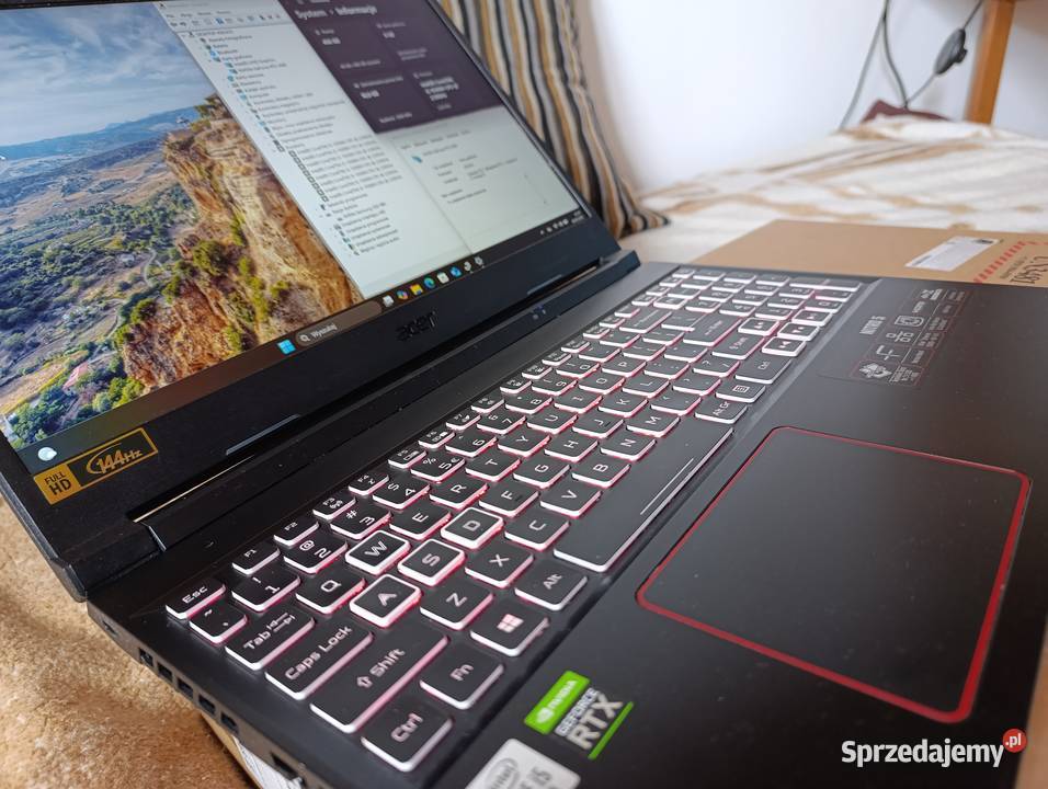 Acer Nitro 5 144HZ i5 10300H RTX 2060 16RAM Podświetlana klawiatura Acer Kraków