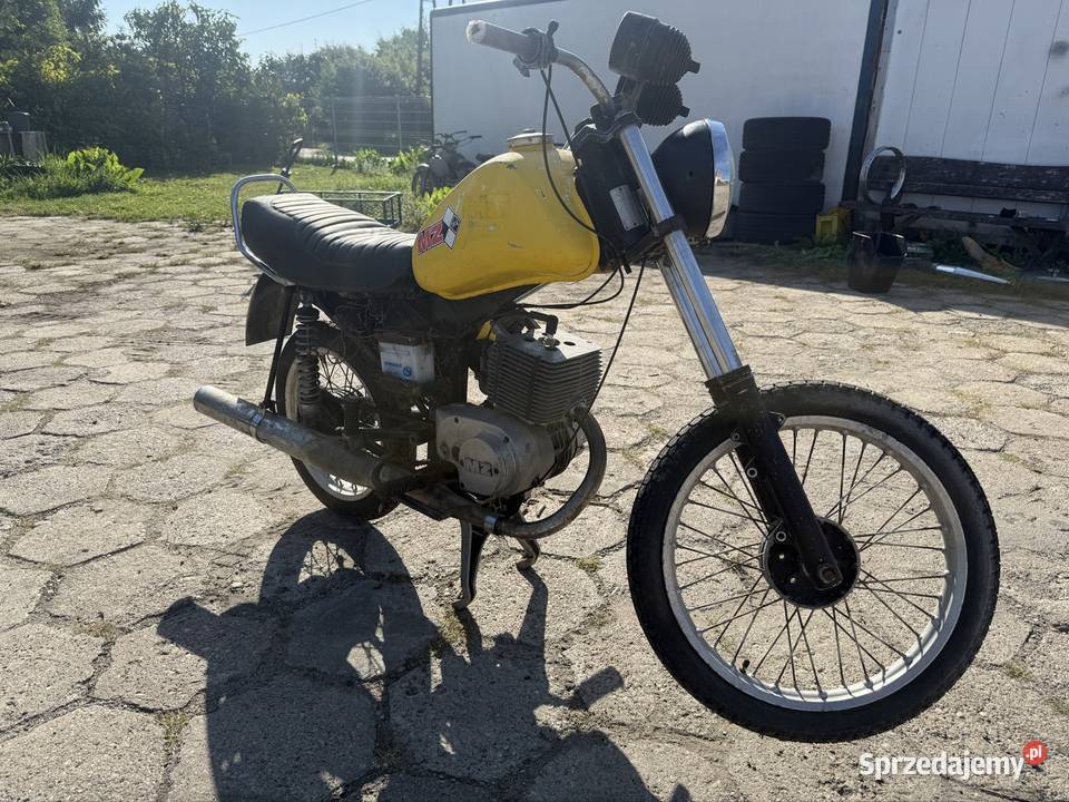 MZ ETZ 125 bez dokumentów pod hamulec tarczowy uszkodzony Wielka Nieszawka