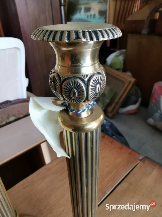 świecznik platerowany Zamość