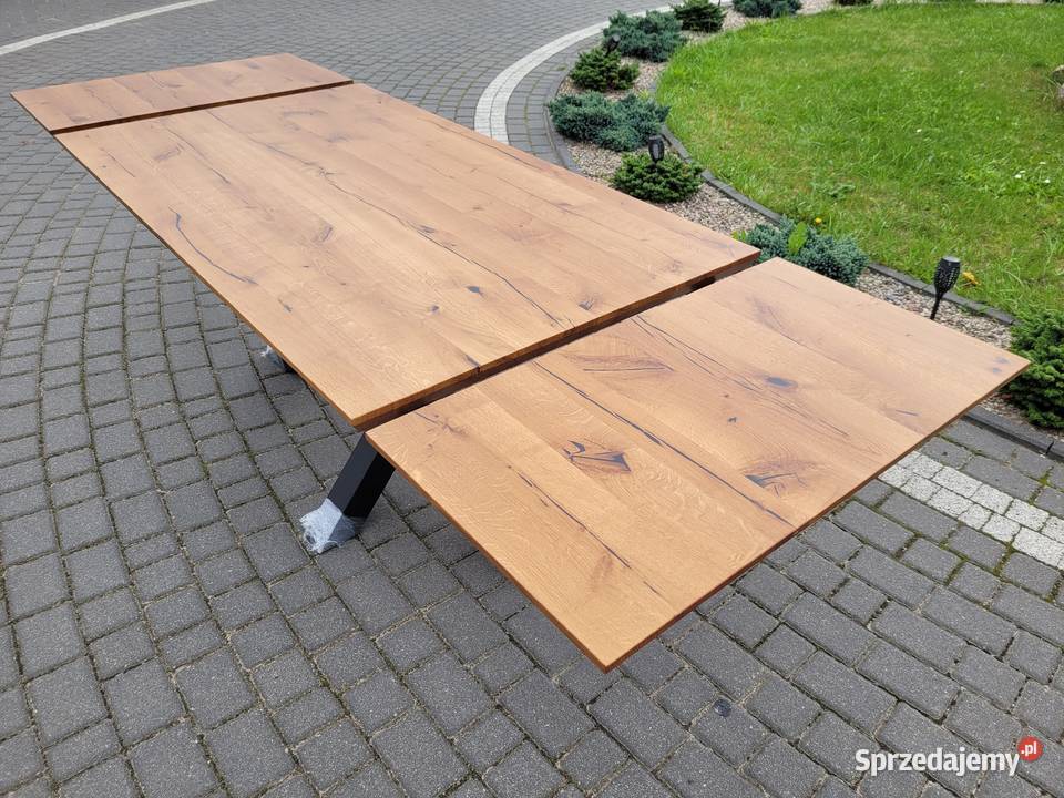 Stół loft industrial z dębu Piece