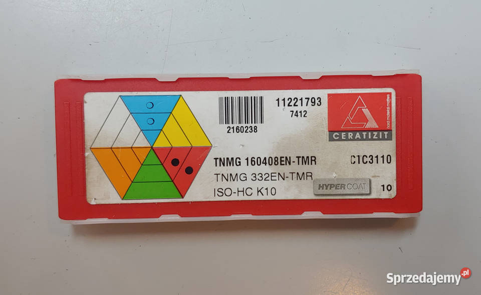 Płytki TNMG 160408 ENTMR CTC3110 podlaskie sprzedam
