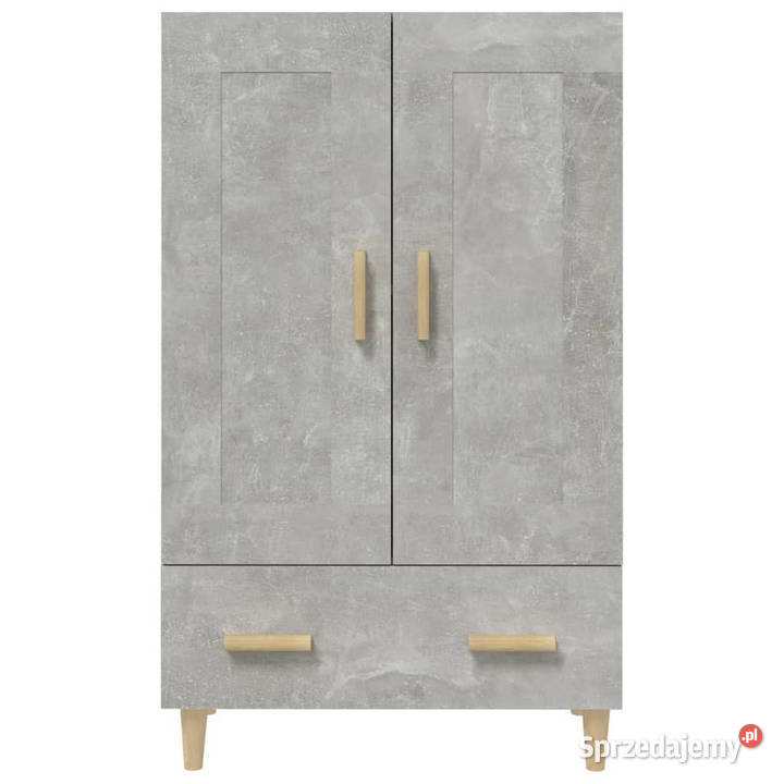 Wysoka szafka szarość betonu 70x31x115 WM812568 mazowieckie Warszawa