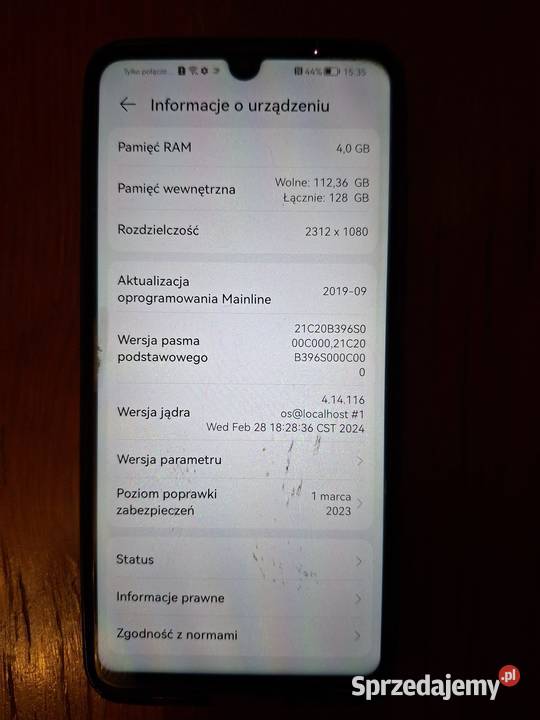 Huawei P30 lite sprawny używany Huawei Warszawa